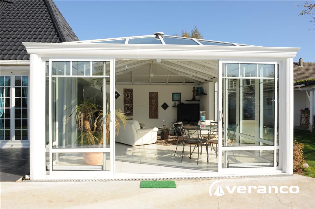 veranda ouverte coulissante