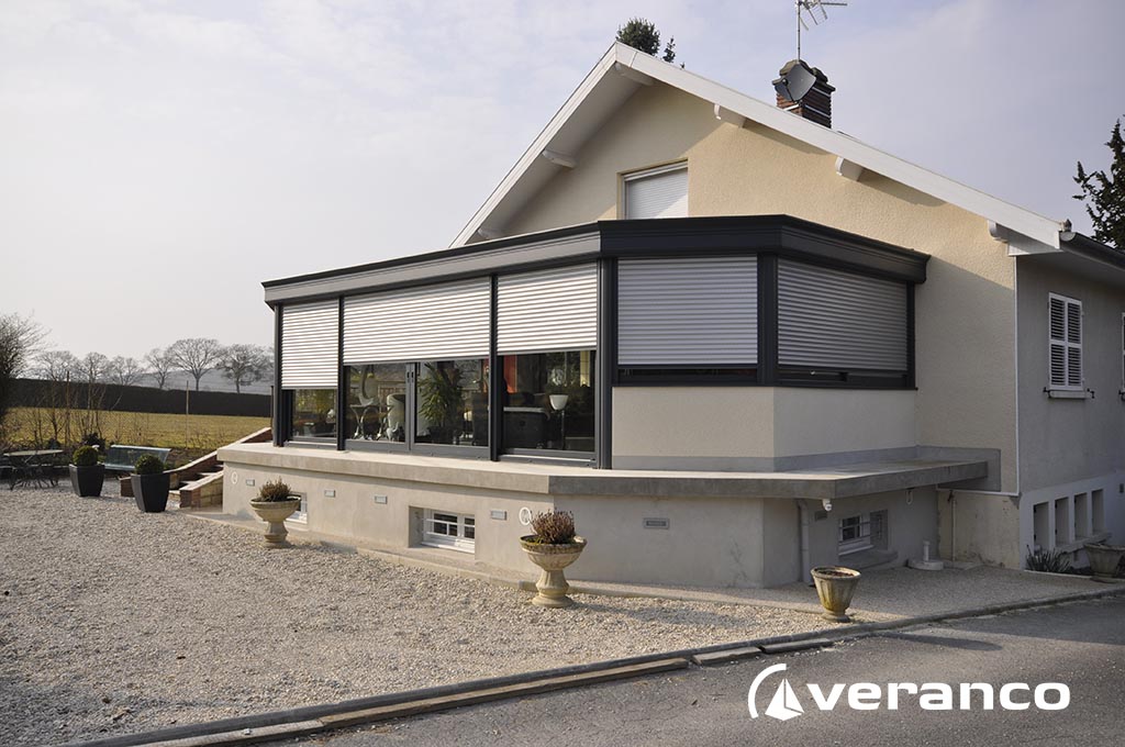 store et volet pour une veranda
