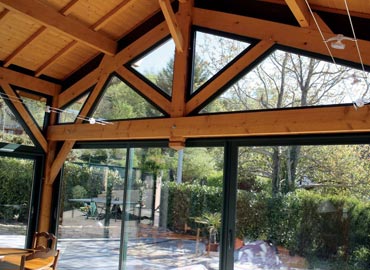 veranda bois auvergne