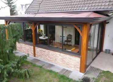 veranda bois auvergne