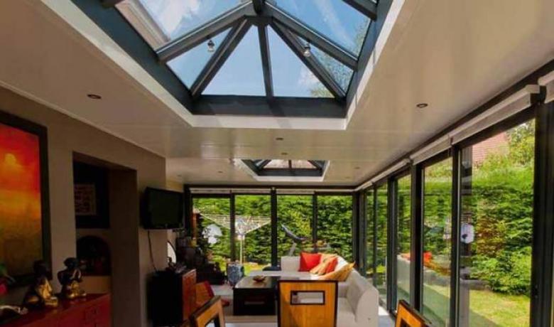 veranda luxe contemporain