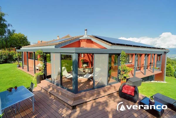 veranda en appui interieur
