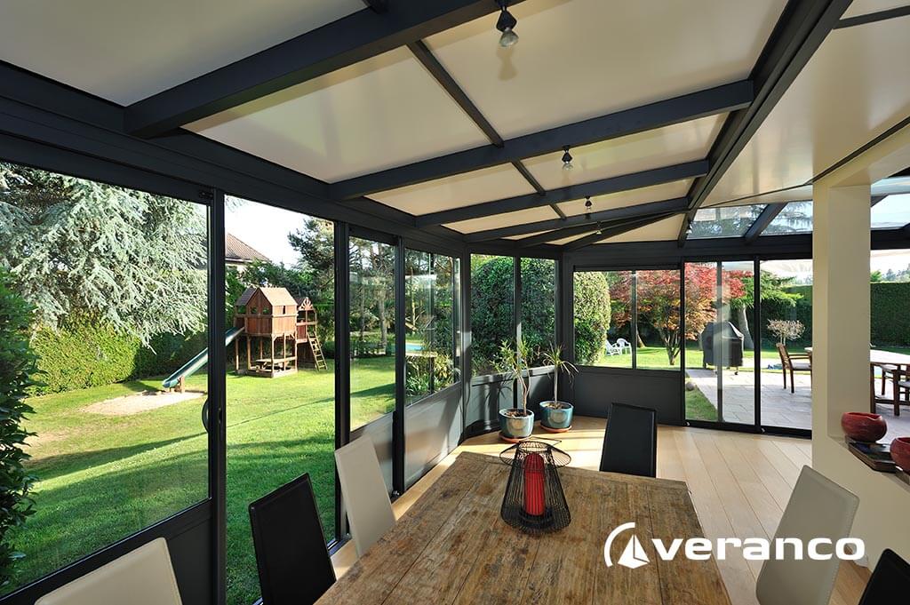 veranda en panneaux sandwich