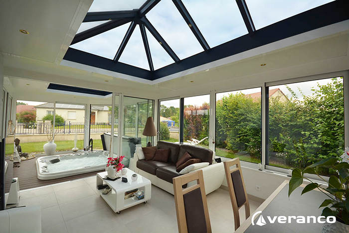 veranda voor jacuzzi