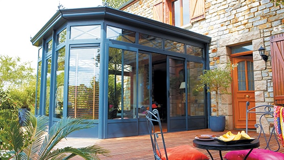 veranda aluminium style ancien