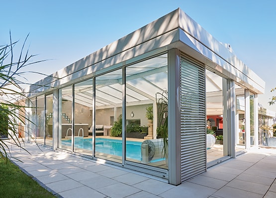 veranda piscine interieure
