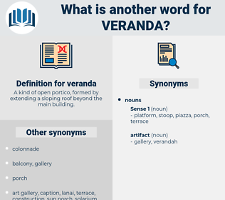 veranda definition antonym