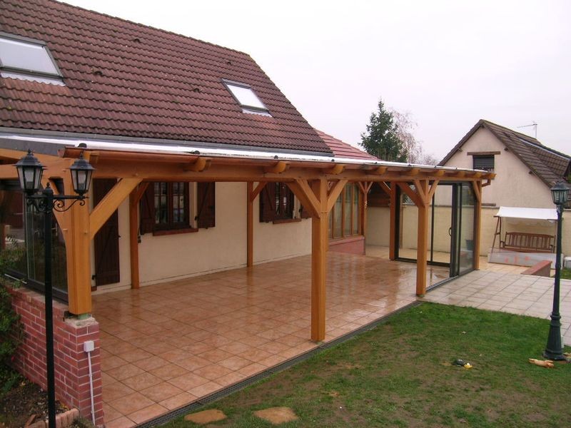 plan veranda bois gratuit