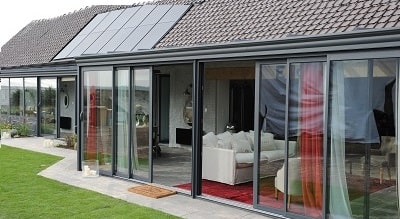 veranda et fenetre lisses