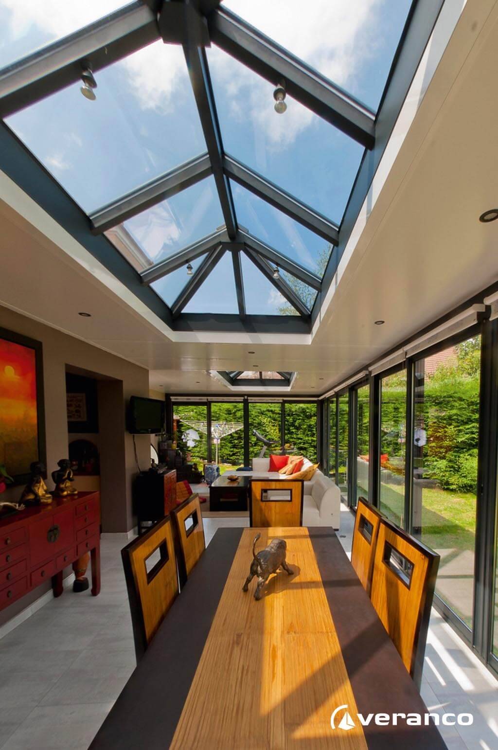 veranda luxe contemporain