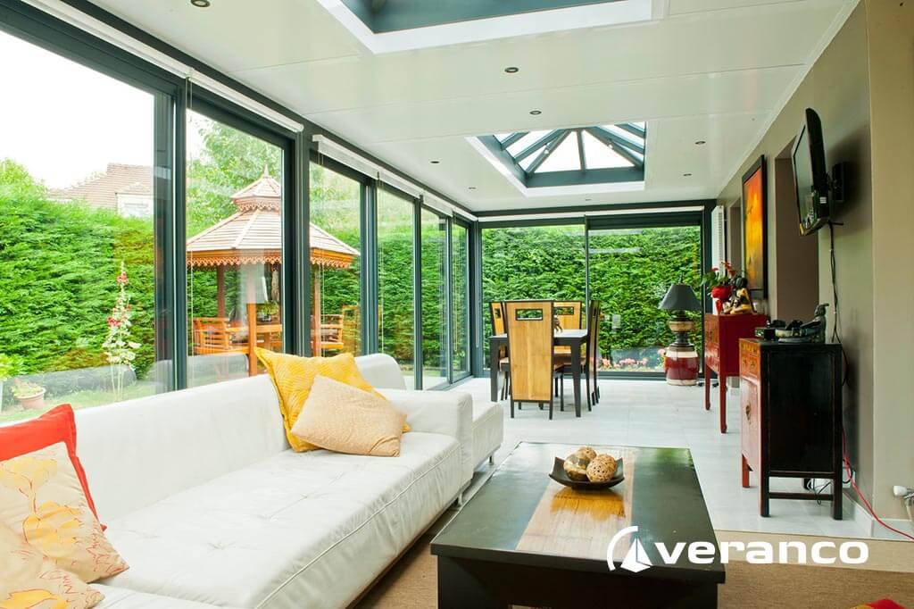 veranda luxe contemporain