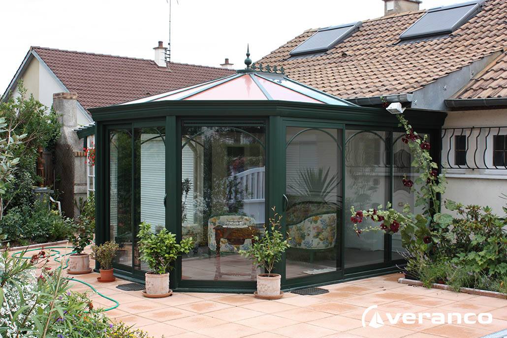 veranda aluminium victorienne