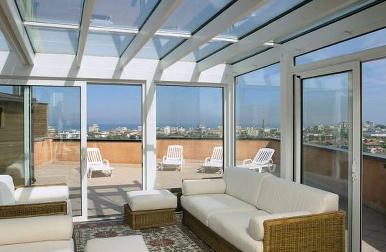 veranda balcone roma