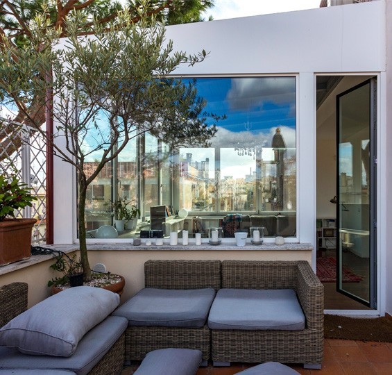 veranda balcone roma