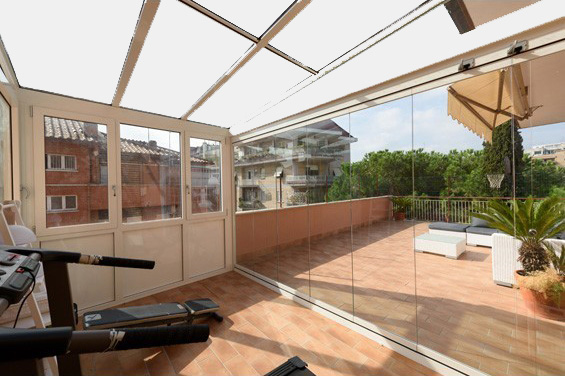 veranda balcone roma