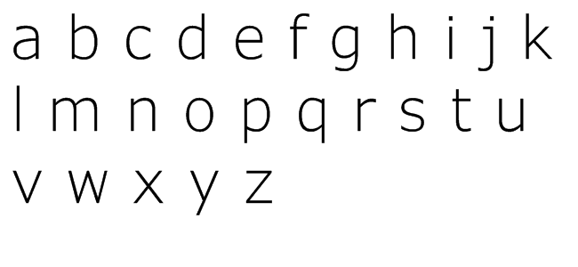 verdana light font