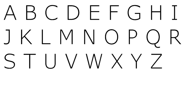verdana light font