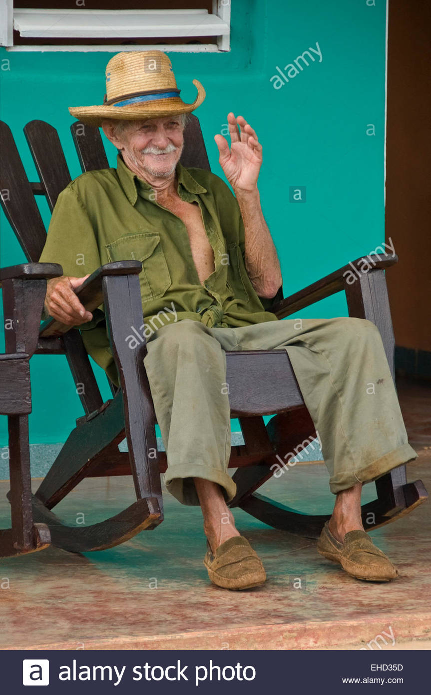 man veranda