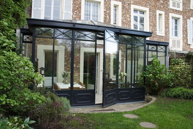 veranda aluminium victorienne