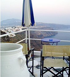 veranda view hotel santorini