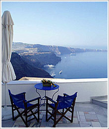 veranda view hotel santorini