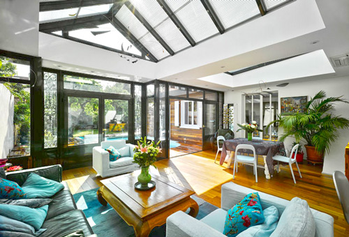 veranda grande hauteur