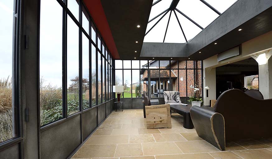 vitre chauffante pour veranda