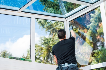 nettoyage des vitres de veranda