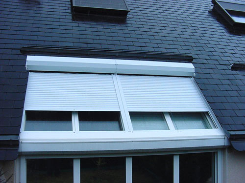 volet roulant de toiture de veranda