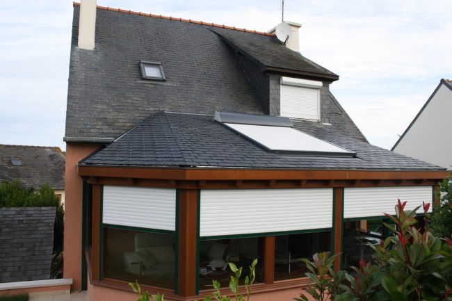 veranda avec fenetre de toit