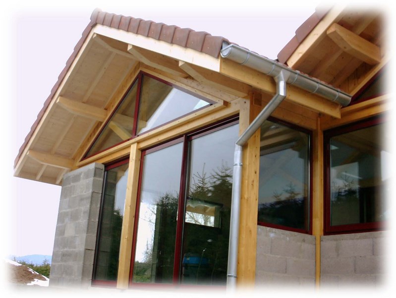 veranda en lamellÃ© collÃ©