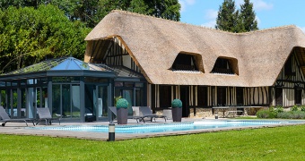 veranda bois normandie