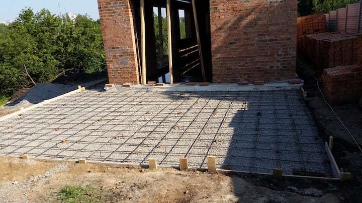 betonplaat veranda