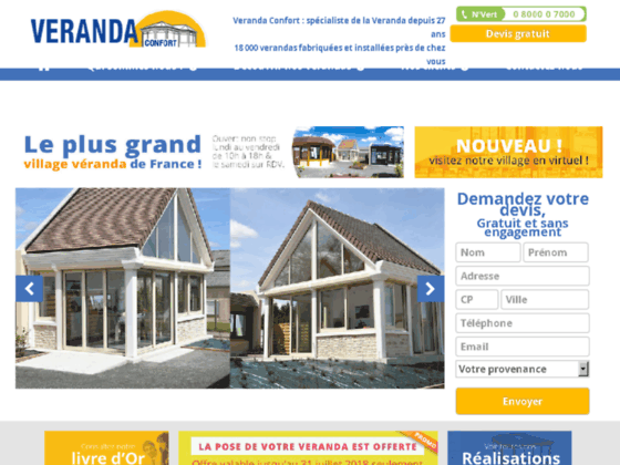 veranda confort bois