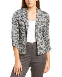 xcvi veranda combo draped jacket